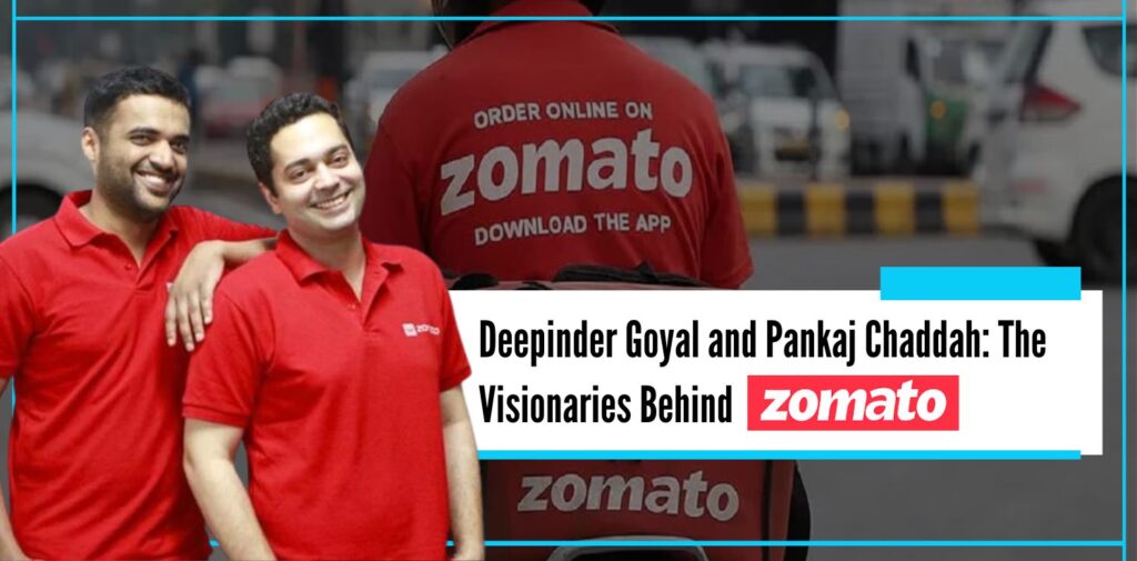 Deepinder Goyal and Pankaj Chaddah The Visionaries Behind Zomato - The Nishant Verma