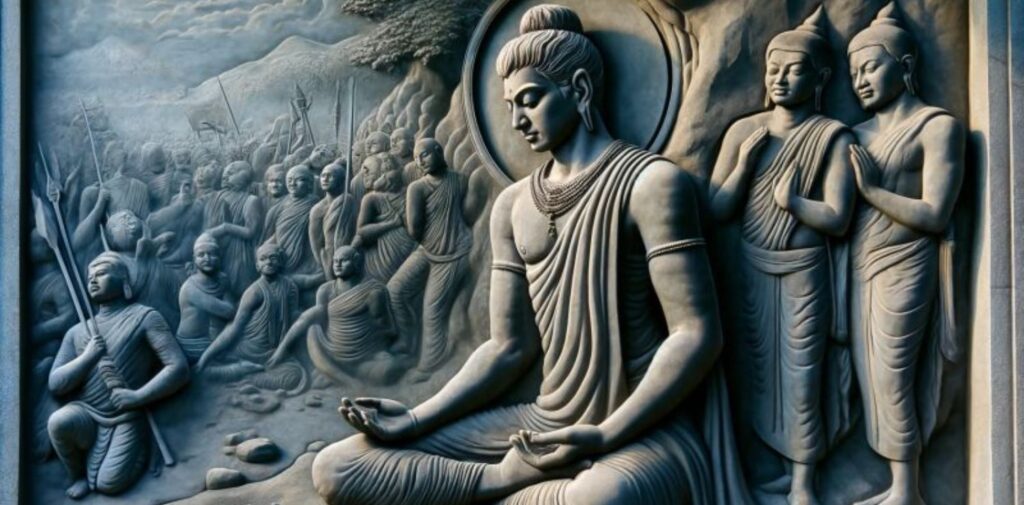 Ashokas-Conversion-to-Buddhism