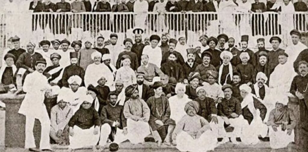 Formation of the Indian National Congress in 1885
