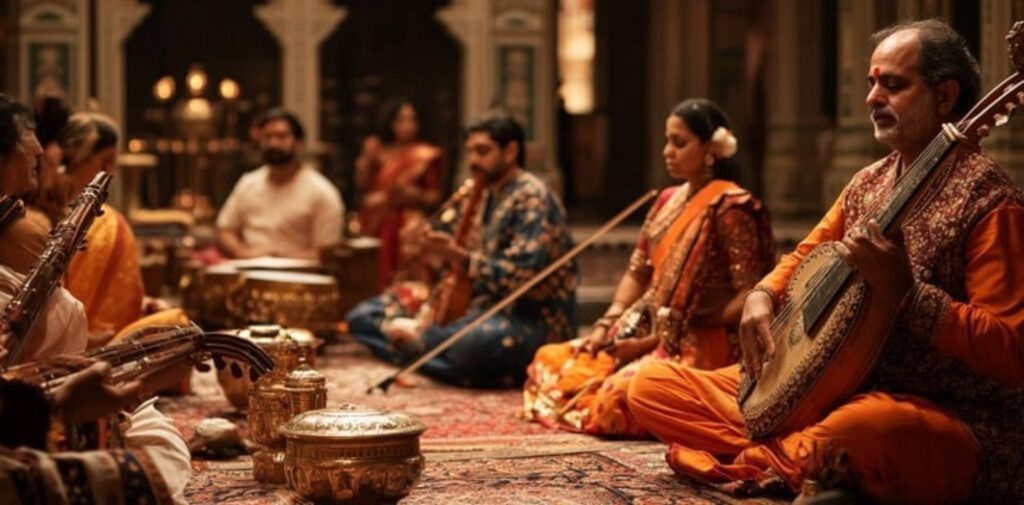 Growth-of-India-Music-Industry-Globalization-and-Changing-Trends-The-Roots-of-Indian-Music-A-Rich-Tradition