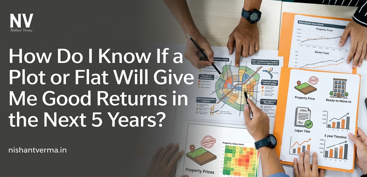 How Do I Know If a Plot or Flat Will Give Me Good Returns in the Next 5 Years